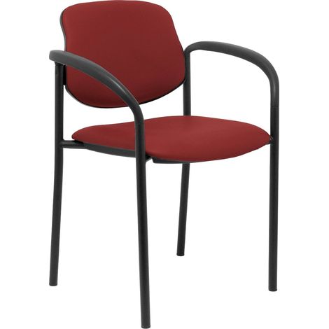 piqueras-y-crespo Silla Moderna Negra Ergonómica de Oficina