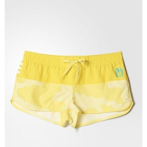 Pantalones cortos Adidas para mujer AJ7927 amarillos talla D38 (1/5)