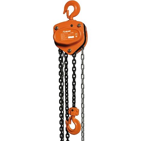 PARANCO A CATENA ARGANO SOLLEVATORE MANUALE 1ton 3mt K 1001 UNICRAFT