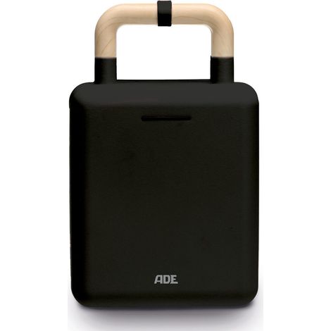Gofrera ADE Kitchen, 14×22,5×9,5 cm, negra