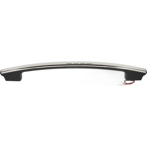 Barre d'appui de 53 cm (21 po) pour VR avec éclairage DEL lumineux 12 V CC, poignée d'assistance à la prise en main, montage en surface en acier inoxydable pour bateau et camping-car. (1/5)