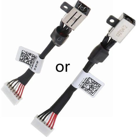 DC-Strombuchse mit Kabel, Laptop-Netzbuchse als Ersatz für XPS 15 9550 9560