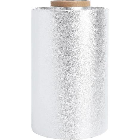 Papier Aluminium Coiffure Argent Papier Alu, Coiffeur Accessoires, Papiers Meches Coiffure, Rouleau Aluminium, Materiel Coiffure 12 cm x 50 m x 12 microns (1/5)