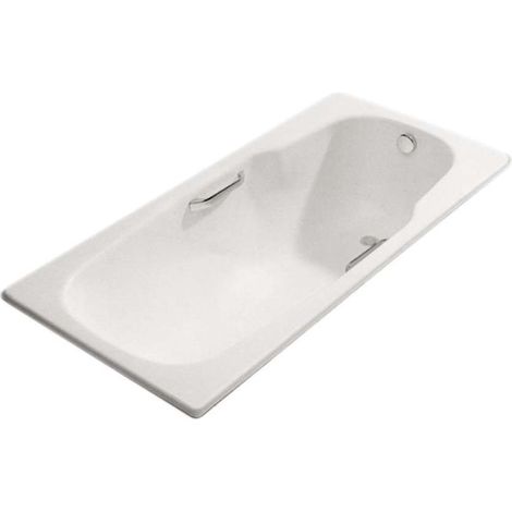 Jika Praga - Badewanne 170x80x41 cm, inklusive Haltegriffe, weiß H2343740000001
