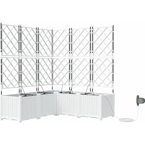 Maison Exclusive - Macetero de Jardín 5 pcs 120 x 120 x 142 cm Pl