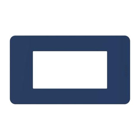 Placca 4P Blue Matixgo (Bticino Cod. Ja4804Tb)