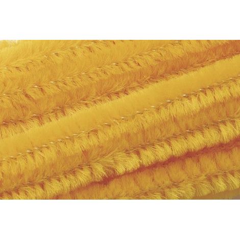 Filo intrecciato da 50 cm, giallo scuro, 10 pezzi