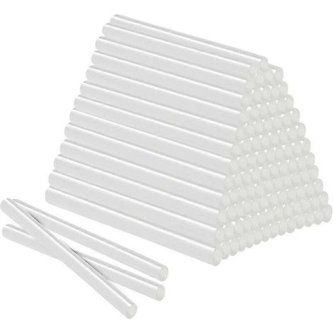 100 bâtonnets de colle chaude transparents de 11 mm x 200 mm pour pistolet à colle chaude (2 kg) (1/5)