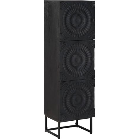 vidaXL  Highboard  Black 35 x 30 x 120 cm