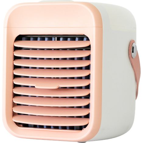 Pink Portable Conditioner Personal Cooler Fan Quiet Mini Conditioner Desk Cooling Fan for Home (1/5)