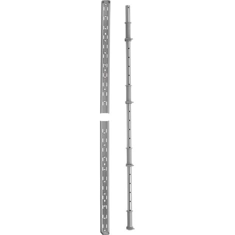 Kesseböhmer LeMans II Achsrohr Set 1.250 mm RL, silbergrau (1/2)