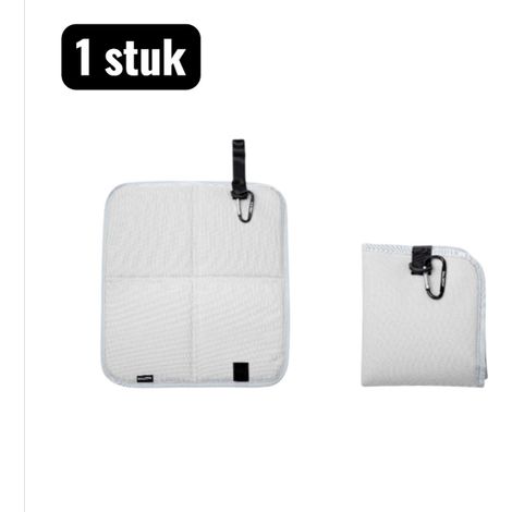 1 coussin de camping blanc pliable 3236cm imperméable isolant pour camping, randonnée et pique-nique (1/5)