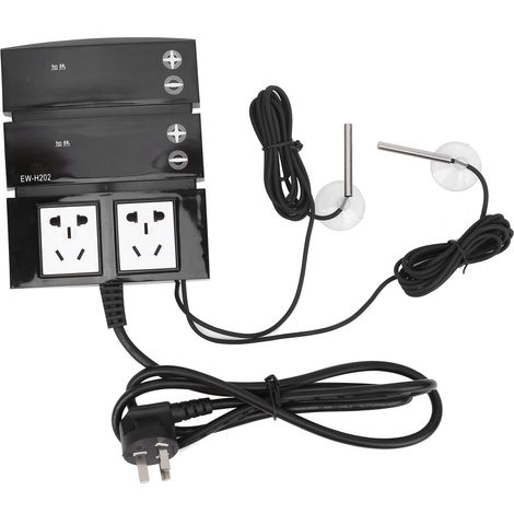 Thermostat électrique régulateur de température à touches tactiles, double sécurité, 250V AU (1/5)