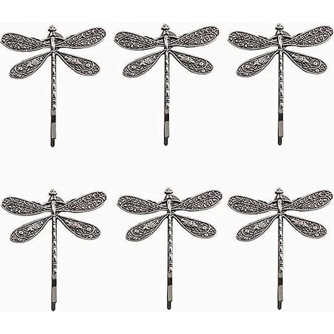 6 Pinces Cheveux En Forme De Libellule, Pinces Cheveux Rtro, Jolies Pinces Cheveux Pour Femmes Et Filles (1/5)