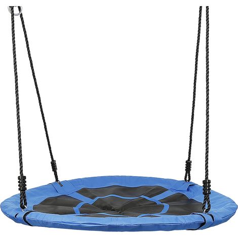 SiFree®Balançoire Nid d'Oiseau Rond 100 CM de Diamètre pour Arbre Supporté de Charge 150 KG Extérieur Balançoire Nid d'Oiseau (1/5)