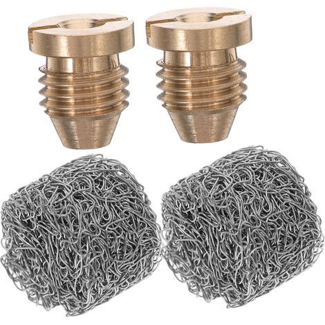 4-Piece Universal Brass Foam Filter Nozzle for Garden Hose and Water Filter (1/5)