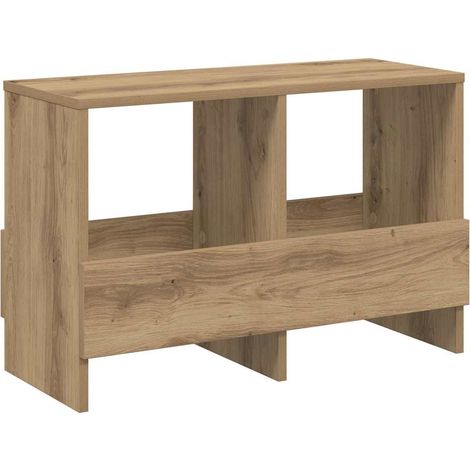 Maison Exclusive - Scaffale per riviste Rovere artigianale 68,5 x 30 x 45 cm