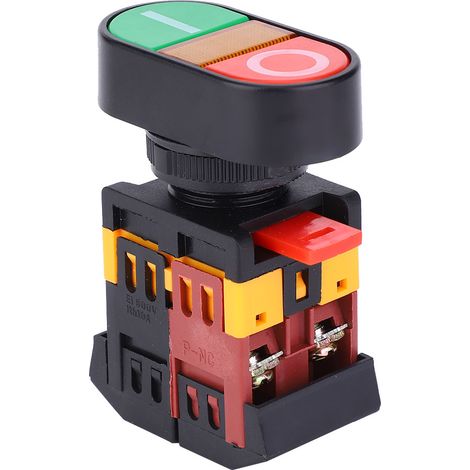 APBB-22/25N Doppel-Drucktaster mit LED-Beleuchtung, nicht-NC-Momentantaster (380VAC) (1/5)