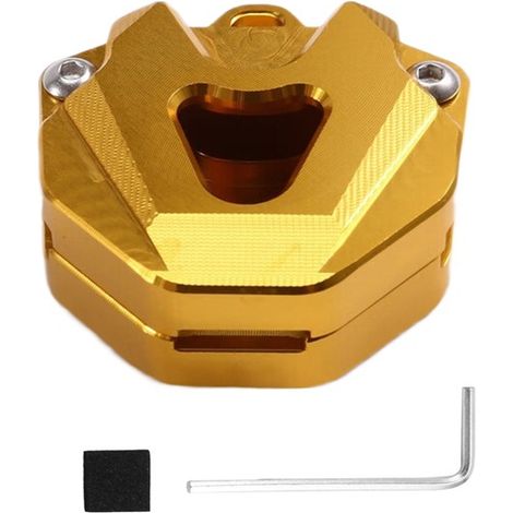 1 color: Gold Material: Aluminum alloy Suitable for Yamaha MT03 and MT07 motorcycle accessories. (1/5)