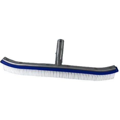 Pool brush, pool brush head, 17-inch premium aluminum pool cleaning brush, pool brush for swimming pool, spa, bathtub, wall, tile, etc. (1/4)
