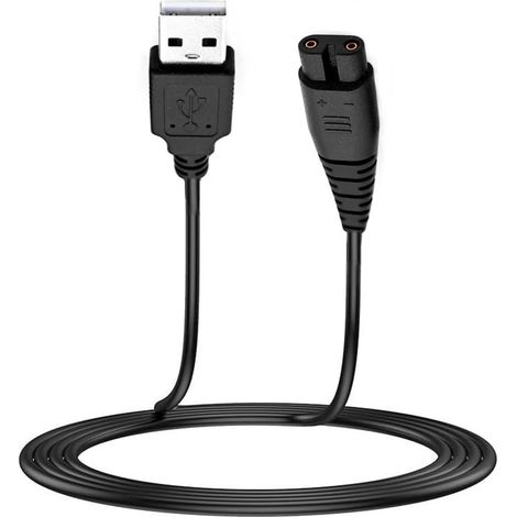 1.5M 5V Câble chargement USB pour tondeuse cheveux, tondeuse barbe, cordon d'alimentation remplacement pour RFC-696, RFC-690, RFC-692, RFC-588, RFC-598 RSCX-9598 RSCX-7568 (1/5)