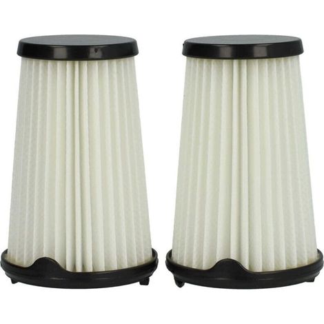 Lot de 2x filtres à cartouche compatible avec Electrolux EL2120A, EL2125A, ZB3301, ZB3302AK, ZB3311, ZB3314AK, ZB3320P - Filtre plissé (1/4)