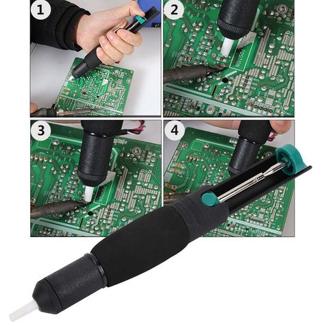 Pompe à dessouder portable à vide pour retirer l'étain et la soudure (1/5)