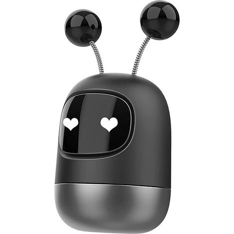 [Yue Xinghui] (Propriété intellectuelle non exploitée) 1 autocollant désodorisant voiture robot de dessin animé (petite couleur) (1 désodorisant, 3 pastilles désodorisantes solides) (1/5)