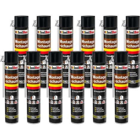 IsolBau Schlauchmontageschaum B2 Montageschaum 12 x 750 ml (1/5)