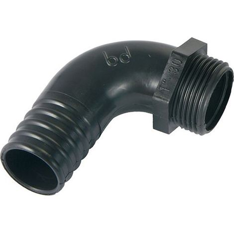 SPIDO - Raccord plastique coudé cannelé