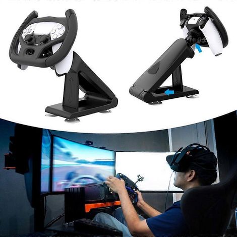 Volant pour jeu de course garantissant une expérience authentique et un montage facile (1/4)