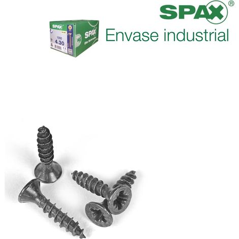 Caja de: 50 Uds. ENVASADO Tornillo Abc Spax-S Cabeza Plana 3,5X16 Negro