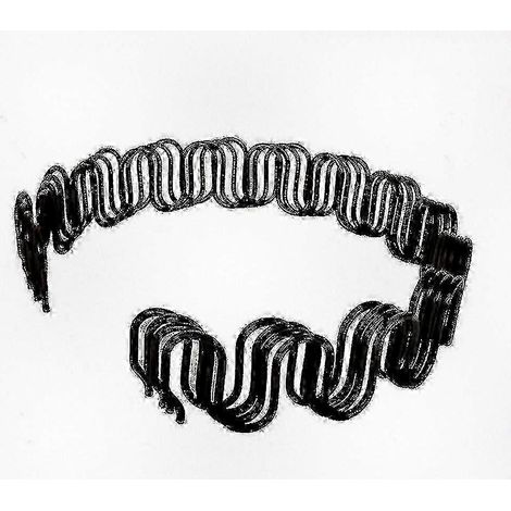 Ressorts de rechange pour canapés et chaises compatibles avec plusieurs marques, longueurs de 40 cm à 60 cm, avec clips, modèle fg2025031702507 90 cm. (1/4)