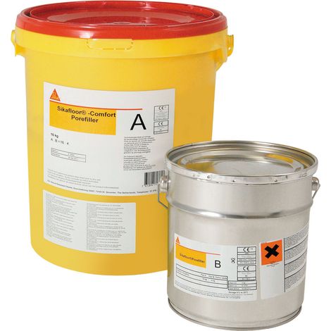 Sikafloor® Comfort Porefiller - Sellaporos de poliuretano bicomponente 20 kg - 20 kg Juego A+B Gris claro