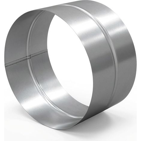 1 Manchon Pièces Moulées Ø80mm, Acier Galvanisé, Raccordement Ventilation, Pour Coudes Et Tés, Systèmes Résidentiels