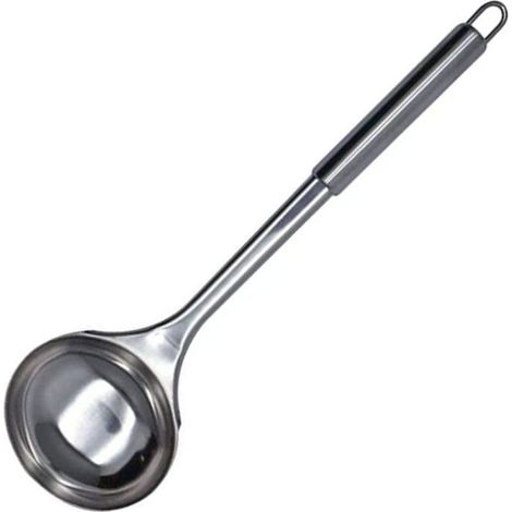 Louche 1 pièce Acier inoxydable Soupes et sauces Cuisine de tous les jours 32,5 x 9,1 x 1,6 cm (1/4)