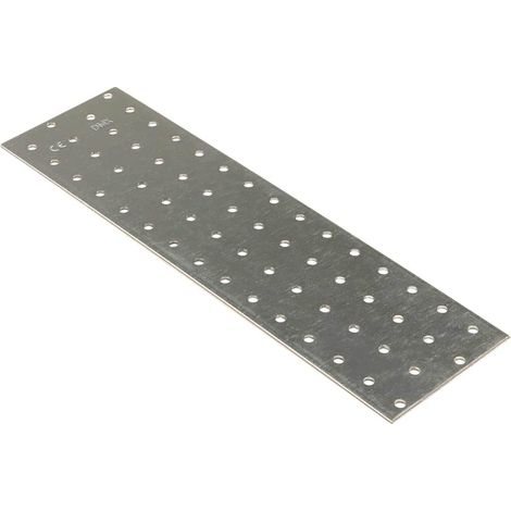 Perforated Plates 20 pcs 2 mm 300x80 mm Galvanised Steel vidaXL