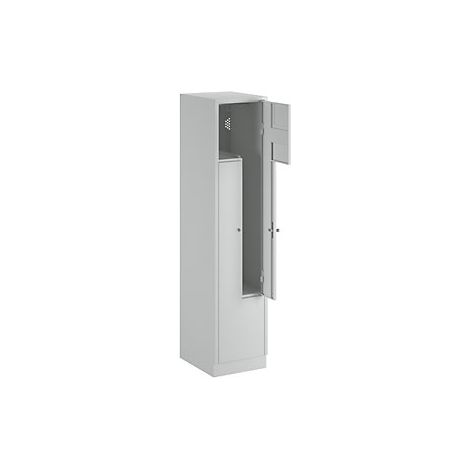 Taquilla en Z München  1 sección  A 400 mm  puertas en gris