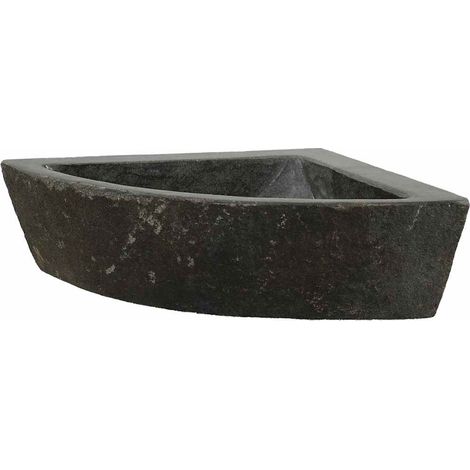 Lavabo ad angolo sospeso Grigio (38-45) x (38-45) x 12 cm 878466