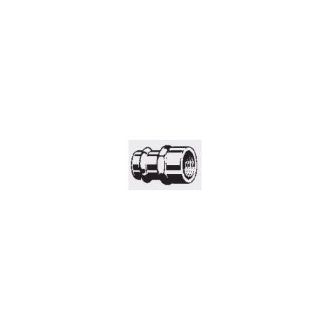 Viega Raccord laiton 22 mm x 3/4'' avec étanchéité FKM