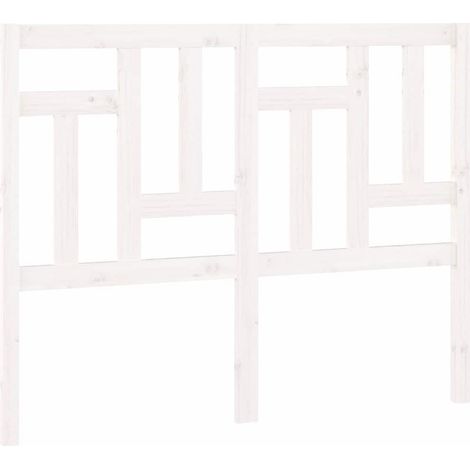 Maison Exclusive - Cabecero de cama madera maciza de pino blanco (1/5)