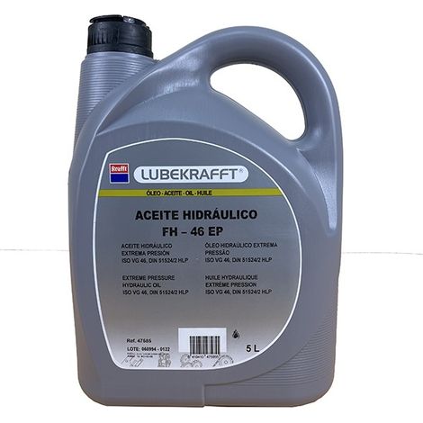 Huile hydraulique 5 litres