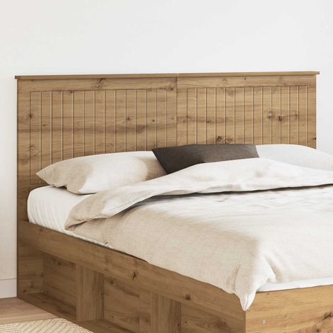 vidaXL Tête de lit Chêne artisanal Bois d'ingénierie