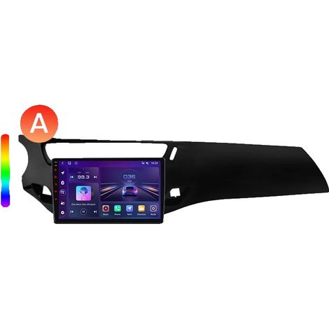 Radio para coche, pantalla táctil, sistema de navegación, compatible con Citroën C3 Mk2 (A51) / DS 3 2009-2016, navegación GPS Android con ventilador de refrigeración integrado, V1 Pro (2GB-64GB) - A (1/2)