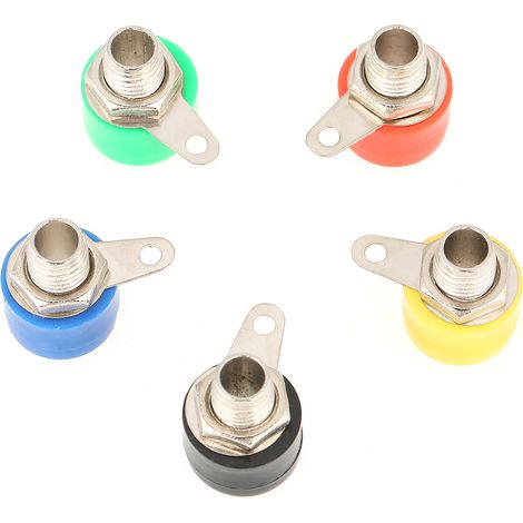 20 connecteurs banane de 4 mm, quatre de chaque couleur (cinq au total). (1/5)