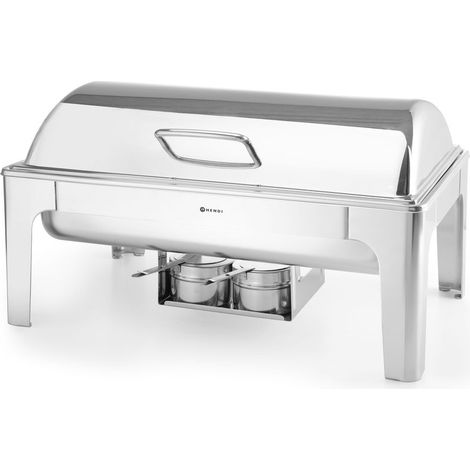 HENDI Chafing Dish GN 1/1, Spiegelglanz, Profi Line, 9L, 570x405x(H)320mm (1/5)