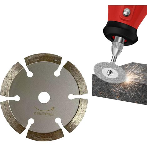 Disques à Tronçonner Diamantés 76 mm Pour Carrelages Durs et Pierre Dure (1/5)