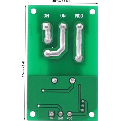 Module de relais d'isolement d'optocoupleur de déclencheur de niveau haut/bas à sens unique de puissance élevée 30A YYG-2 DC12V (1/5)