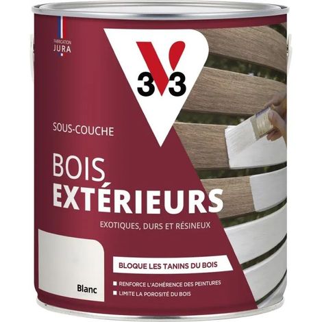 Sous-couche bois exotique blanc - pot de 0,50L (1/2)