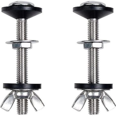 2 pcs Toilet Split tank of water screw of Fastening Accessories Assis tank of water Fastening Connection screw Toilet tank of water Accessories of installation (1/4)
